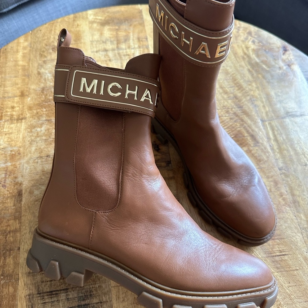 Michael Kors Tan  Ankle Boots - Picture 3 of 6